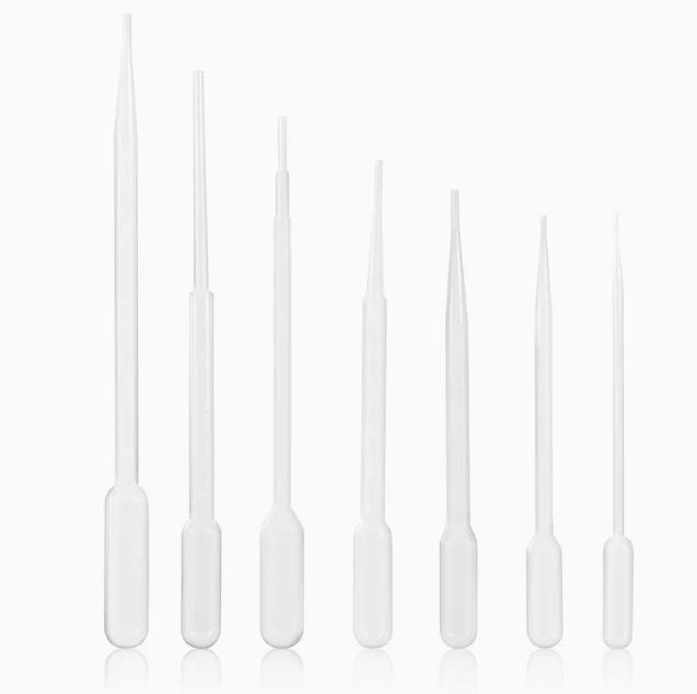 Pipeta Pasteur Mini de Compressão 10µL 15µL 20µL Micro Pipetas de Transferência Plásticas Fabricante
